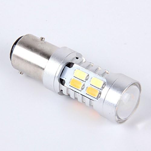 High quality lights, 2 PCS 1157-5730-20SMD 20W White+Yellow Light Turn Signal Light，DC 12-24V
