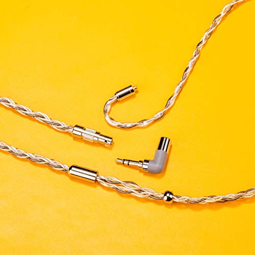 Linsoul DUNU DUW-03 High-Purity Silver-Plated OCC Copper Litz Wire (3.5mm, MMCX)