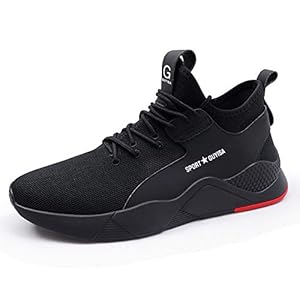 Veligheidsschuoenen Heren Dames Werkschoenen Safety Shoes S3 Lichtgewicht Ademend Sportief Beschemende Schoenen Stalen…