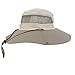 Womens Sun Hat Wide Brim Foldable Beach Hats for Women UV Protection Summer Straw Hat with Wind Lanyard, Z Camel-001
