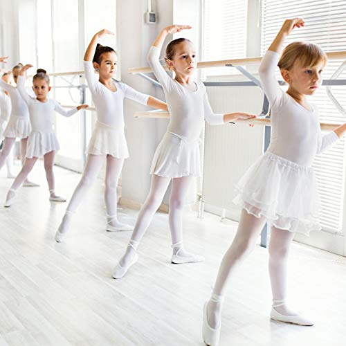 Hicdaw 4Pairs Dance Tights Ballet Tights Footed Tights for Girls (Small)