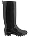 Capelli New York Shiny Solid Ladies Jelly Rain Boot Black 10