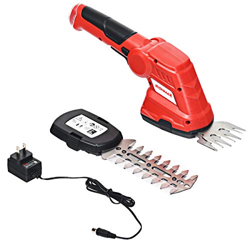 Goplus 2 in 1 Cordless Grass Shear + Hedge Trimmer w/ 3.6V Rechargeable