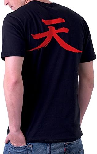 TheShirtDudes Akuma Street Fighter - Adult T-Shirt for Cosplay (Back Side)