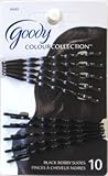 Goody Colour Collection Black Wavy Bobby Slides 10-count (3-Pack)
