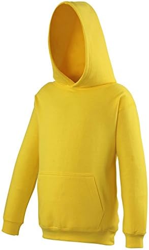 AWDis Hoods Big Boys' hoodie Sun Yellow 12 to 13 Years
