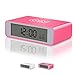 Flip alarm clock,Ddida Travel Alarm Clock, Kids Alarm Clock with Snooze and Touch Sensor Nightlight