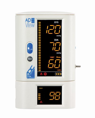 Adview Diagnostic Station Bp/sp/temp with Desk Wall or Mobile, White, Adult