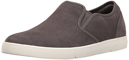 Clarks men s lander step slip-on loafer, grey, 8.5 m us