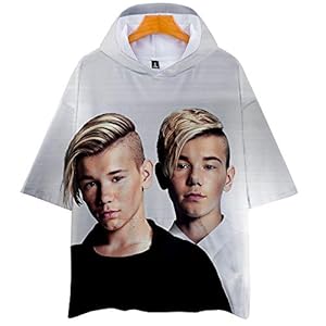 MARCUS&MARTINUS Capuchon T-shirt Cosplay Tops Met Korte Mouw Zomerjurk Volleybalpak Blouses Casual Mode Voor Mannen en…