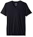 A|X Armani Exchange Men's Basic Pima V Neck Tee, Navy, Medium