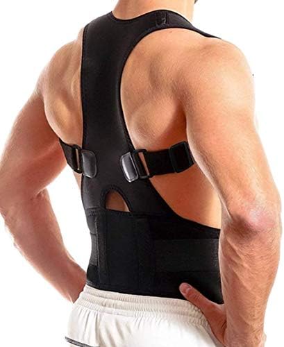 Gros Posture Corrector Belt Back Brace Support Belt Upper Back Braces Posture Correct Back Therapy Braces Supports Orthopedic - (Large)