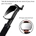 Lepamor Wired Selfie Stick with Mirror for Rear Camera No Battery Charging Portable for iPhone XS Max, XS, XR, iPhone X,iPhone 8,iPhone 8Plus,iPhone7,iPhone 7Plus,iPhone6s,iPhone6s Plus,iPhone6,Black