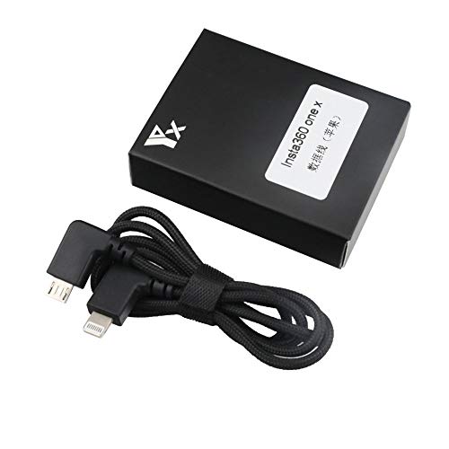 image for Taoke Transfer Cable for Insta 360 Action Camera, Micro-USB to iOS Dev