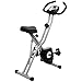 ANCHEER Folding Exercise Bike, Indoor Stationary Bike with 10-Level Adjustable Magnetic Resistance & Tablet Stand & Large and Comfortable Seat