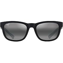Amazon.com: Maui Jim Kapii Square Sunglasses, Matte Black