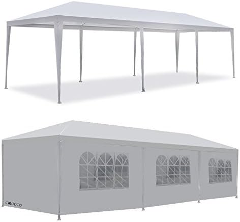 White Fdw Party 10x30 Wedding Tent Patio Gazebo Outdoor