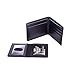 Harley-Davidson Mens Bar & Shield Logo Flip Fold Black Leather Wallet 99463-06V