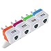 4pcs High Quality USB Travel Home Power Adapter Wall Charger Plug for Iphone 6/6 Plus, 5/5c/5s, Iphone 4s/4 3gs/3g, Ipad Mini, Ipod Touch, Ipad Air, Ipad Air 2, Ipod Touch, Samsung Galaxy S5 S4 S3, Samsung Galaxy Tab 3 2 and Many More Smartphone Devices. (Blue.green.hotpink.orange)