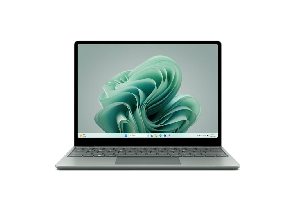 Photo 1 of Microsoft Surface Laptop Go 3 (2023) - 12.4-inch Touchscreen, Intel i5-1235U, 8GB RAM, 256GB SSD, Windows 11, Sage (Renewed)