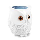 Echo Dot Case, Owl Statue Echo Dot Holder for Echo Dot 2nd and 1st Generation, Cartoon Decor Echo Dot Holder Skin Cover Table Stand