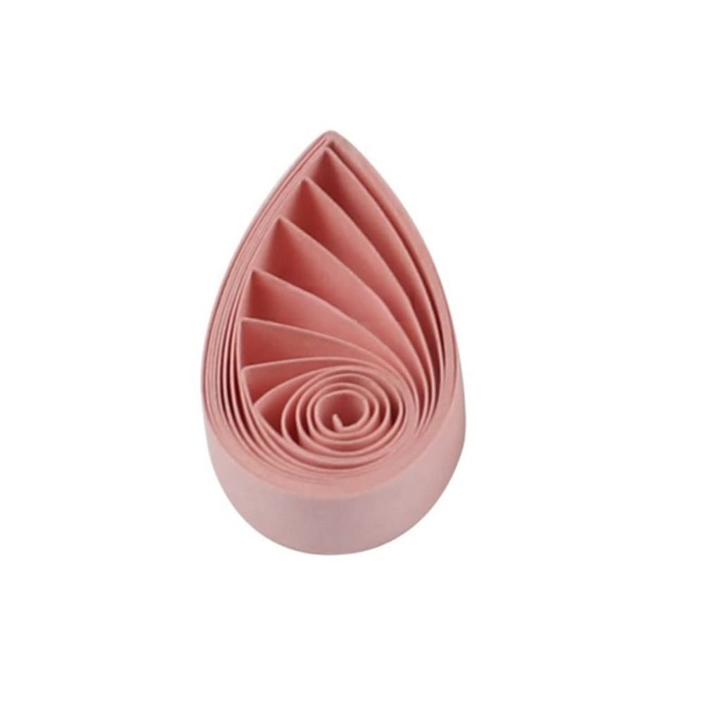 ODETOJOY Quilling Paper Strips 10mm Blush Pink Paper 10mm Strips Pastel Baby Pink 540mm Length 120Pcs Quilling Strip for Craft