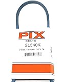 3/8" X 34" Blue Kevlar Belt, Use To Replace MTD 754-0367, Ariens 07200110, 72066, 72107, Toro 36-8070, 66-0210, Simplicity 1675704SM, Craftsman 83691.