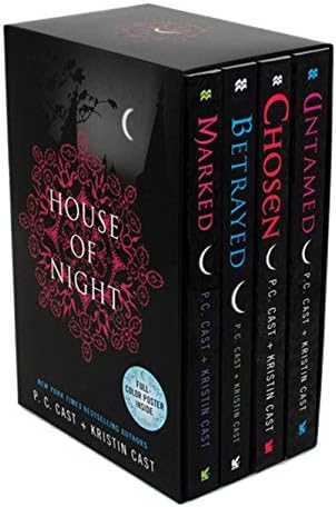 Amazon Com House Of Night Books 1 4 Marked Betrayed Chosen Untamed 9780312372132 Cast P C Cast Kristin Books
