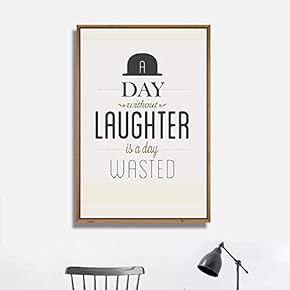 Framed Canvas Wall Art for Living Room, Bedroom Quotes Canvas Prints for Modern Home Decoration Ready to Hang - 16"x24" inches