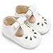 Weixinbuy Infant Baby Girl's Hollow Comfort Sole Casual Mary Jane Shoes Flats White