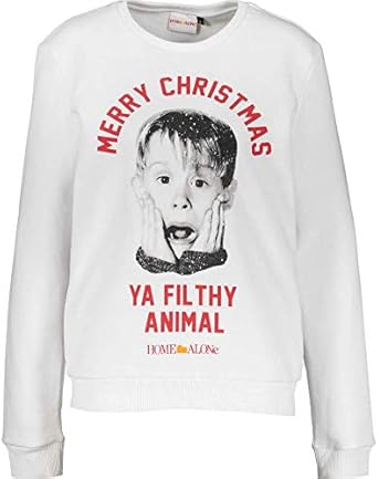 Home Alone Official Ladies Merry Christmas Ya Filthy Animal Jumper
