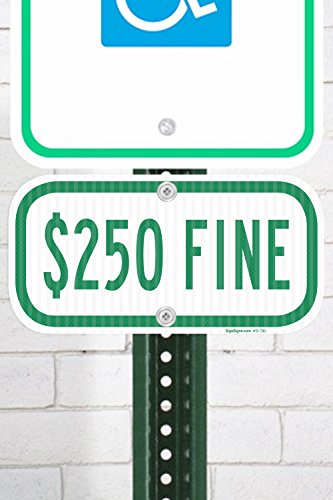 $250 Fine Sign, Federal 6"x12" 3M Prismatic Engineer Grade Reflective Aluminum, For Indoor or Outdoor Use - By SIGO SIGNS - Thumbnail 3