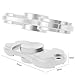 Guniter Fidget Spinner Toys, Aluminum alloy, for Relieving Stress, Continue to Spin for up to 2 to 3 minutes for Kids and Aduits (Cir-Silver)