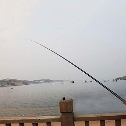 JIE KE Angelausrüstung Tragbare Teleskop-Angelrute-Pole Faltende Carbon Silberfisch Licht und resistente Angelruten – Bild 3