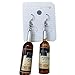 Dolland Women Bohemian Bottle Pendant Earrings Drop Dangle Earrings Creative Unique Personality Bottle Earrings for Women Girls,Coffee