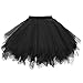 Adult Women 80's Tutu Skirt Layered Tulle Petticoat Halloween Tutu