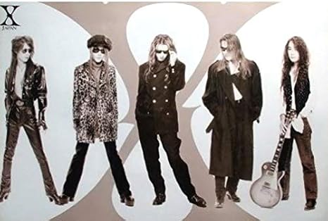 X Japan Black White Horiz Poster 34 X 23 5 Hide Yoshiki Japanese Jpop Group Xjapan X Japan Sent From Usa In Pvc Pipe Amazon Ca Home Kitchen