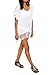 Wander Agio Womens Bohemia Printing Top Beach Bikini Cover-ups White,OneSize