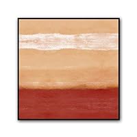 Framed Canvas Wall Art Abatract Color Canvas Prints Home Artwork Decoration for Living Room,Bedroom - 16x16 inches