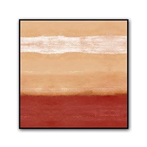 Framed Canvas Wall Art Abatract Color Canvas Prints Home Artwork Decoration for Living Room,Bedroom - 16x16 inches
