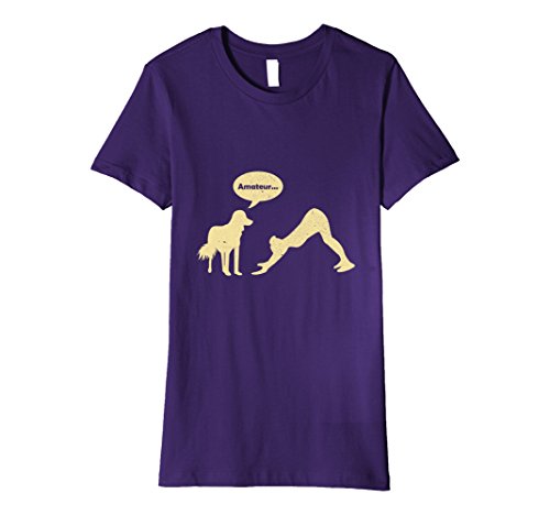 Womens Funny Downward Facing Dog Yoga Humor Comedy T Shirt