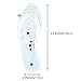 Acupressure Magnetic Massage Foot Therapy Reflexology Pain Relief Shoe Insoles 1 Pair Washable One Size Fits All Men and Women