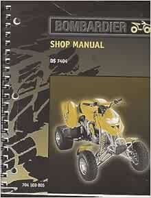 2000 Bombardier Atv Ds 650 7404 Shop Service Manual P N 704 100 005 575 Manufacturer Books