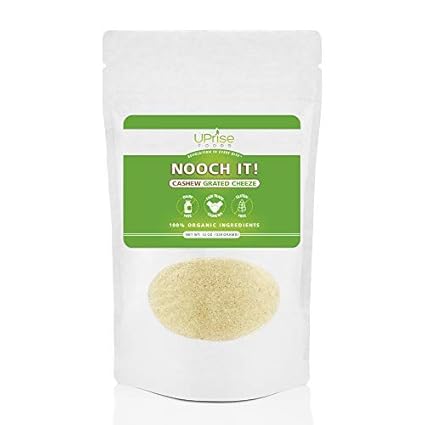 New Nooch It Organic Dairy Free Cashew Grated Cheeze 12oz Vegan Parm Gluten Free