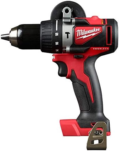 Milwaukee M18 18-Volt Lithium-Ion Brushless Cordless 1/2 in. Compact Hammer Drill Tool Only