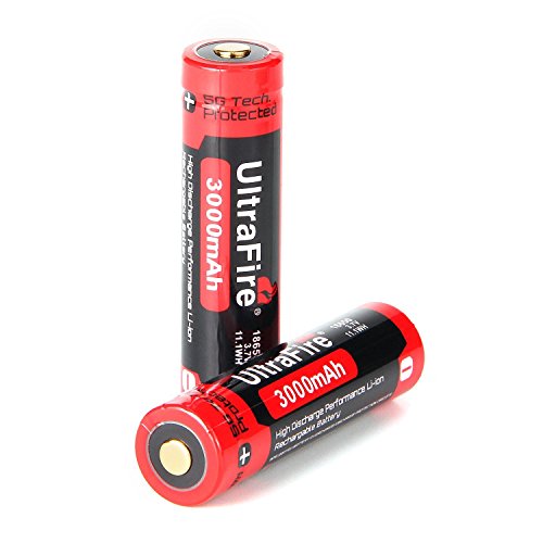 18650 battery 3.7v 3000mah performance li-ion protected…