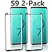 Galaxy S9 Screen Protector [2-Pack], ChefzBest [CASE-Friendly] Tempered Glass Screen Protector Compatible with Samsung Galaxy S9 - Black