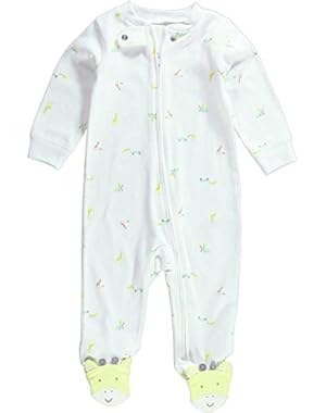 Unisex Baby Print Footie (Baby) - Giraffes