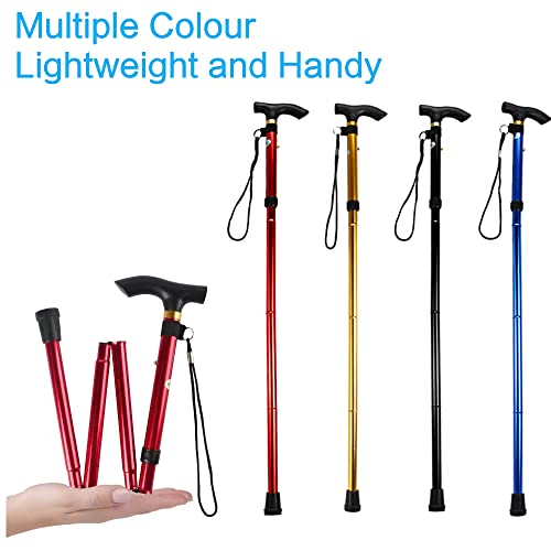 Walking Stick/Canes,Foldable, Collapsable Cane Hiking Pole Height