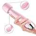 Personal Wand Massager The Small & Strongest Waterproof Rechargeable Handheld Massager - Best for Travel Magic Stress Away Perfect on Back Legs Hand Pains & Sports Recovery